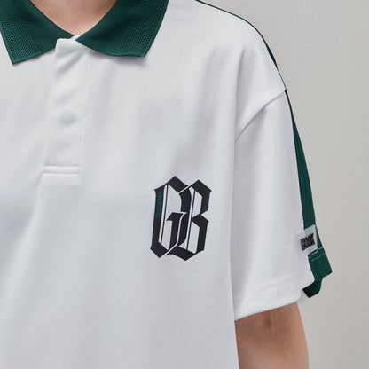 Stripe Yoke Jersey POLO