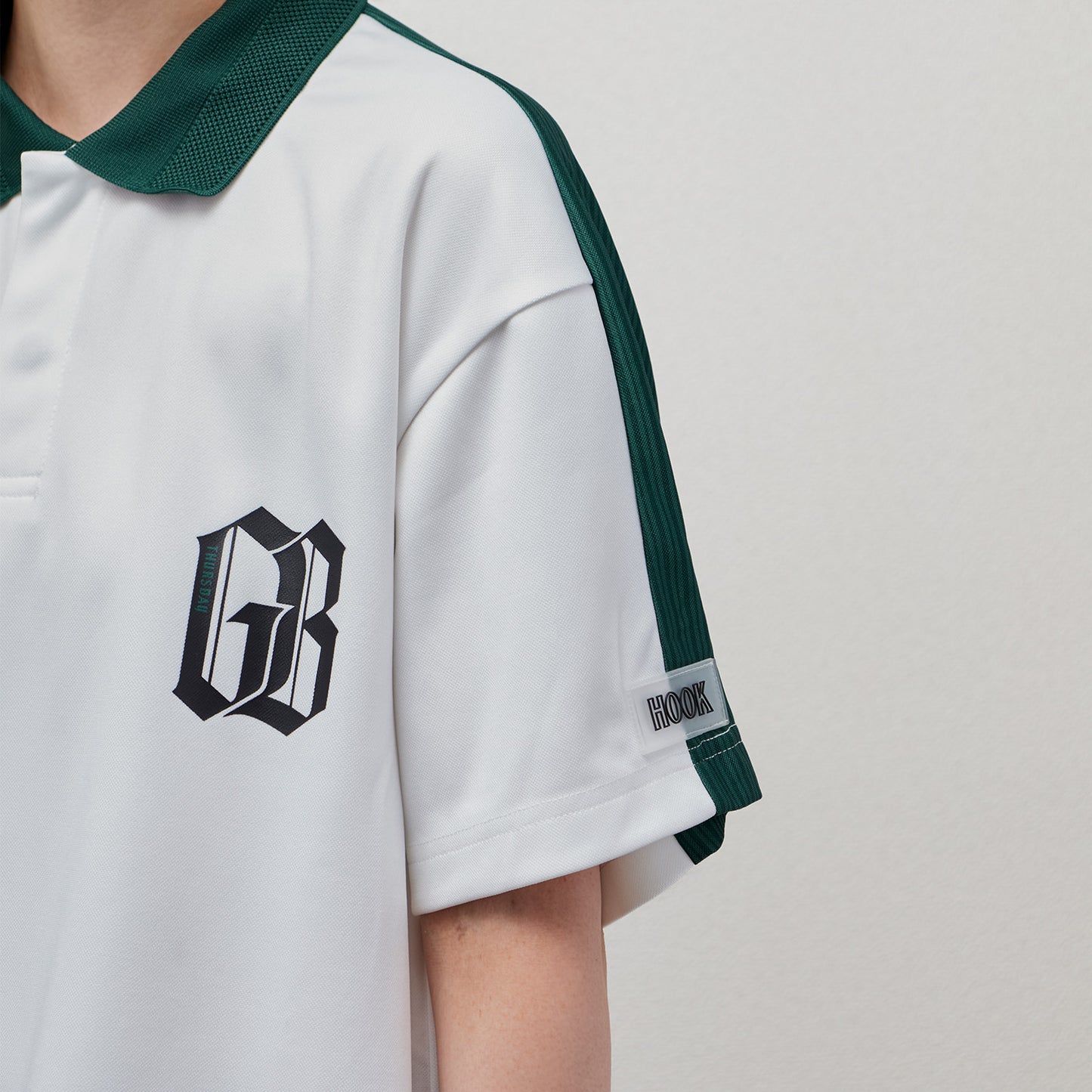 Stripe Yoke Jersey POLO