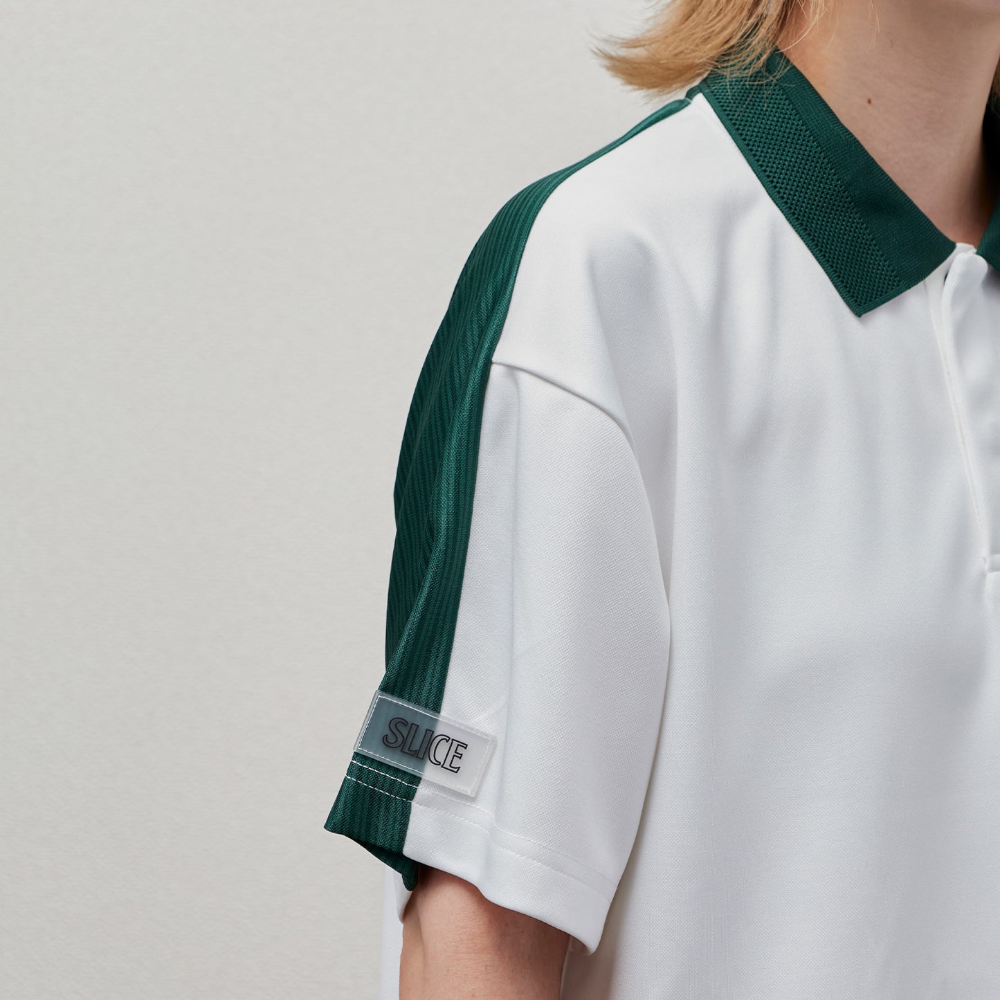 Stripe Yoke Jersey POLO