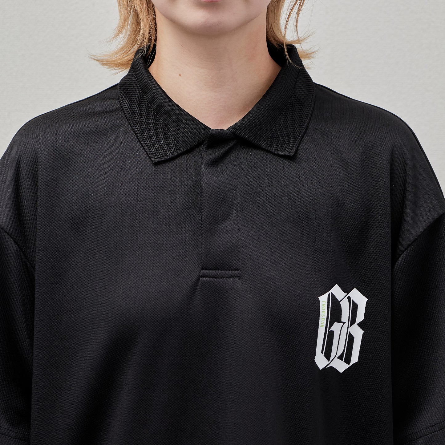 Stripe Yoke Jersey POLO