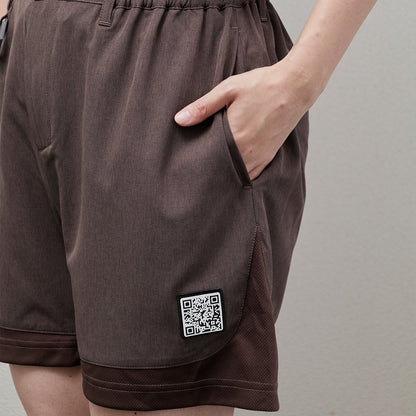 Stretch Hem Mesh Tropical SRT