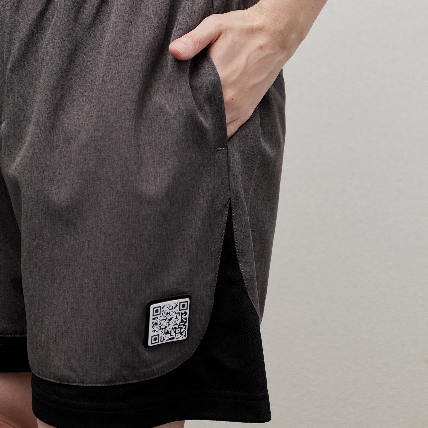 Stretch Hem Mesh Tropical SRT