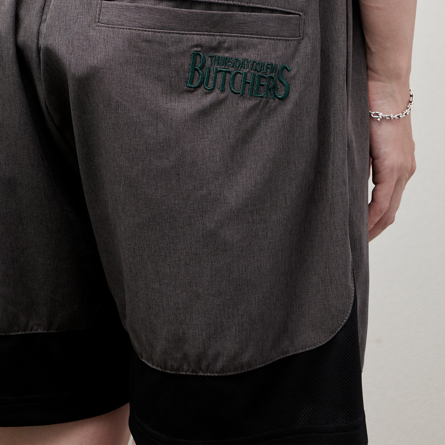 Stretch Hem Mesh Tropical SRT