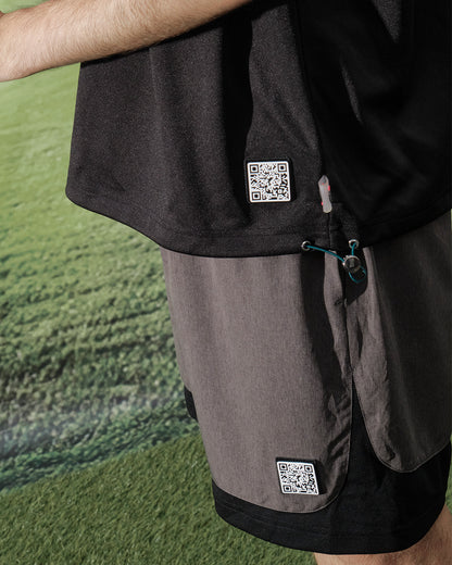 Stretch Hem Mesh Tropical SRT