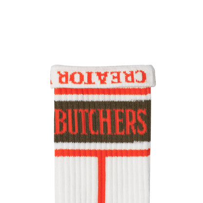 High twist Pile Out Line Socks