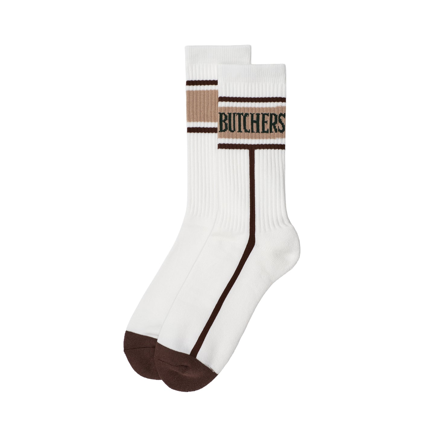 High twist Pile Out Line Socks