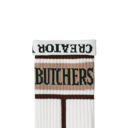 High twist Pile Out Line Socks