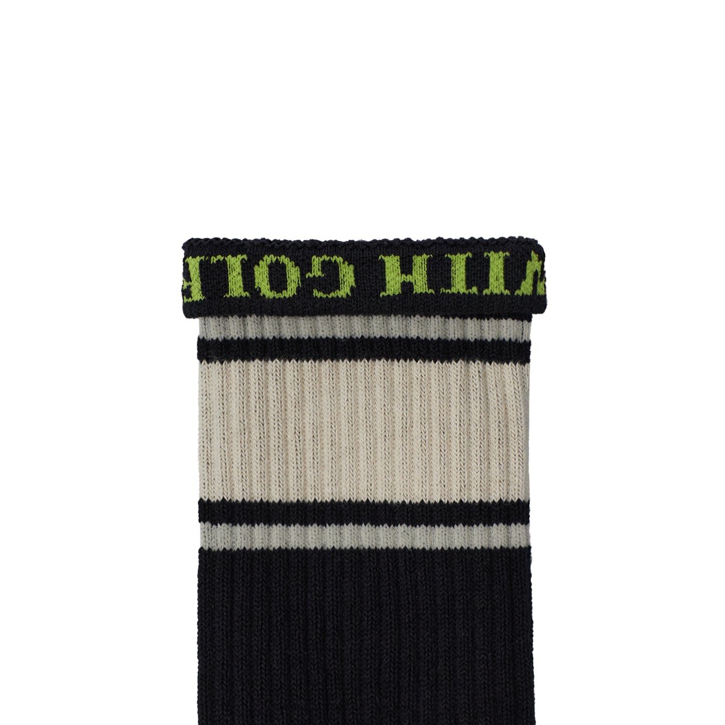 High twist Pile Out Line Socks