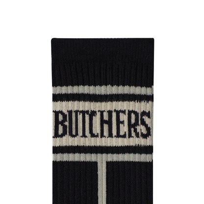 High twist Pile Out Line Socks