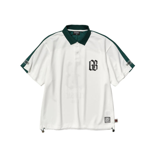 Stripe Yoke Jersey POLO
