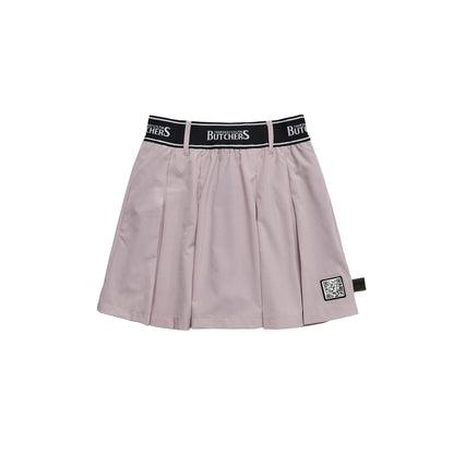 LOGO Elastic Band Pleats SK