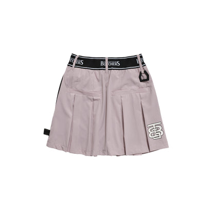 LOGO Elastic Band Pleats SK