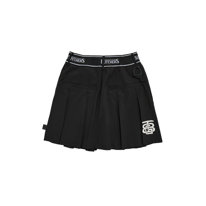 LOGO Elastic Band Pleats SK