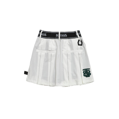 LOGO Elastic Band Pleats SK