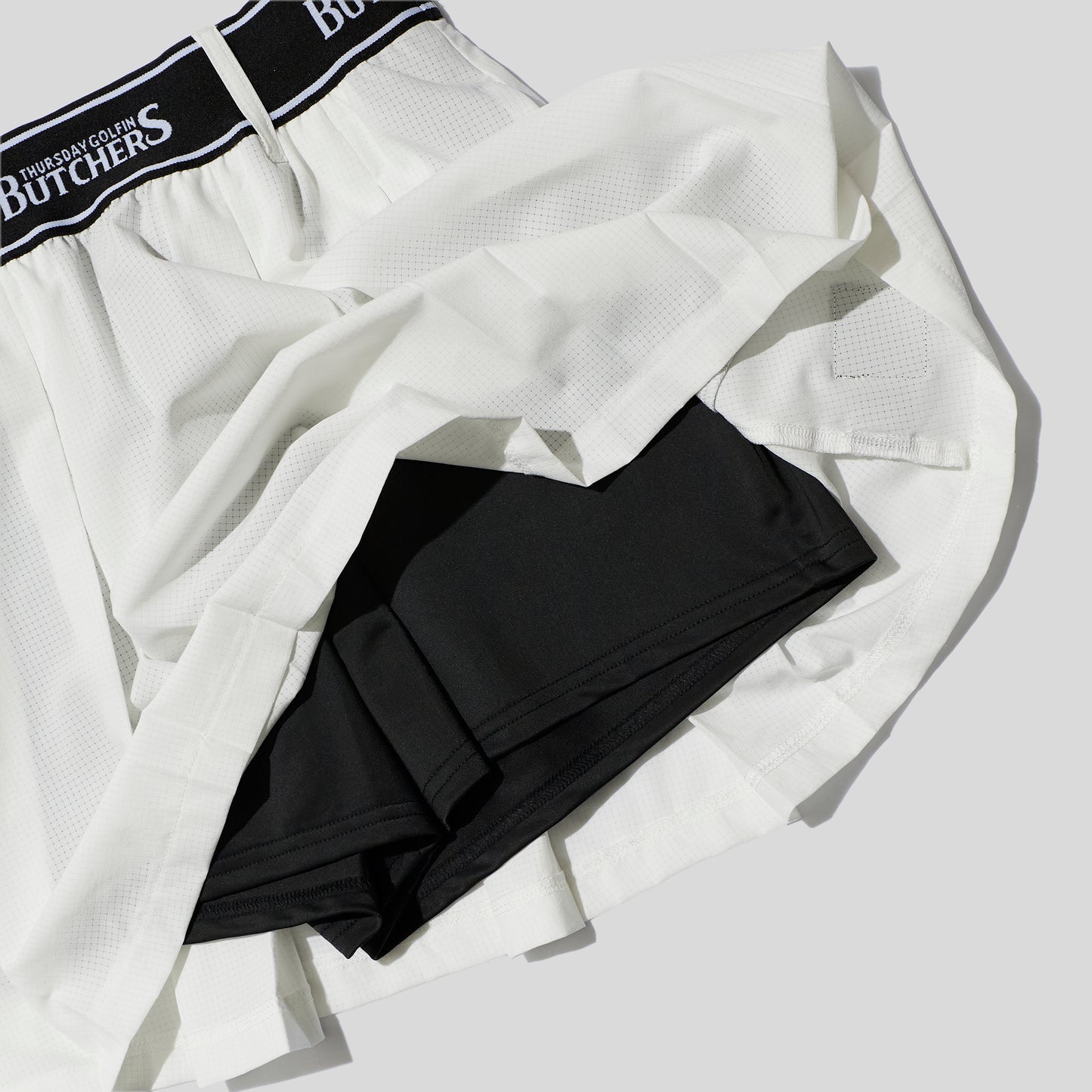 LOGO Elastic Band Pleats SK