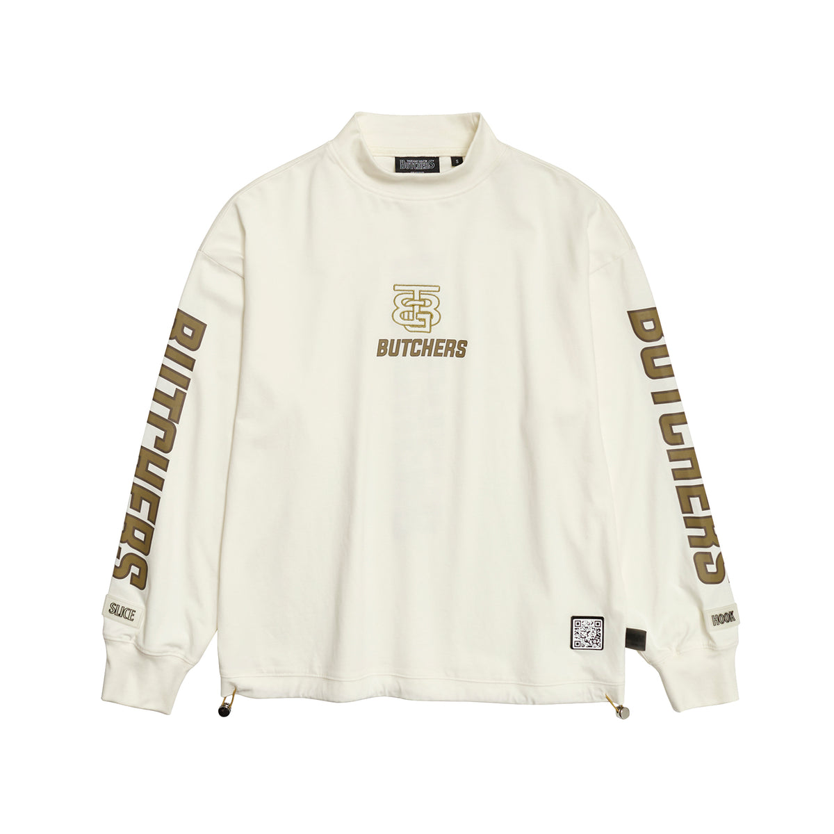 Sleeve Print Long/S Mock