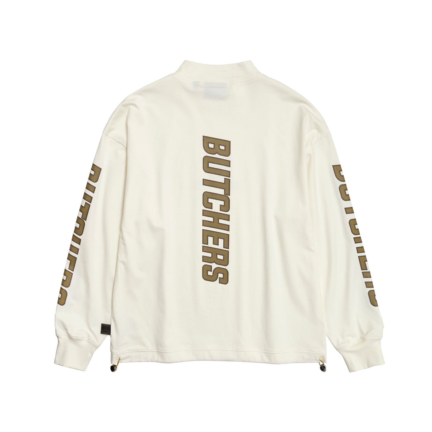 Sleeve Print Long/S Mock