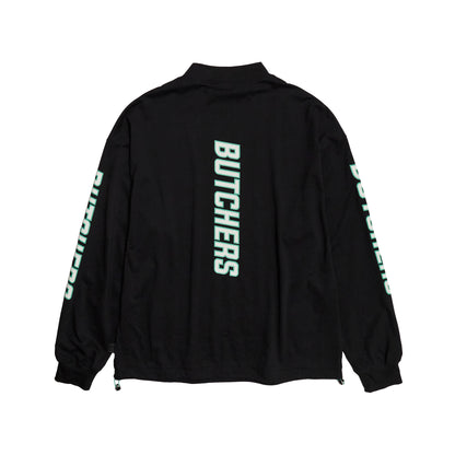 Sleeve Print Long/S Mock