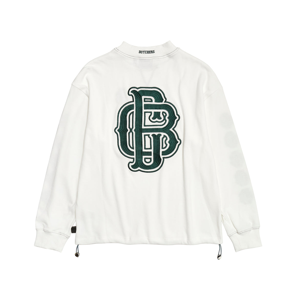 All Embroidery Waffle Mock(women)