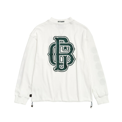 All Embroidery Waffle Mock(women)