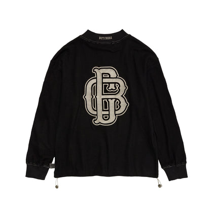 All Embroidery Waffle Mock(women)