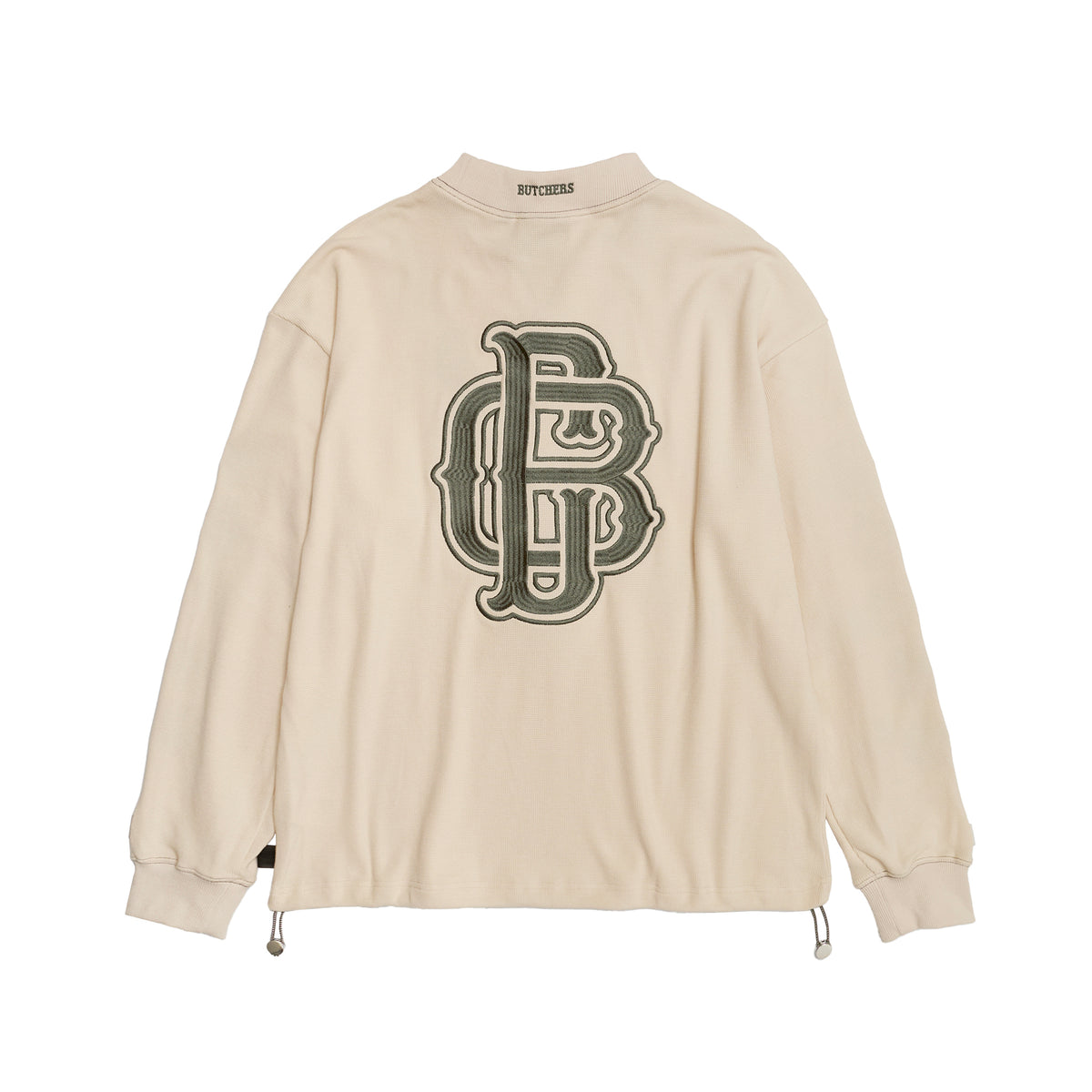 All Embroidery Waffle Mock(women)