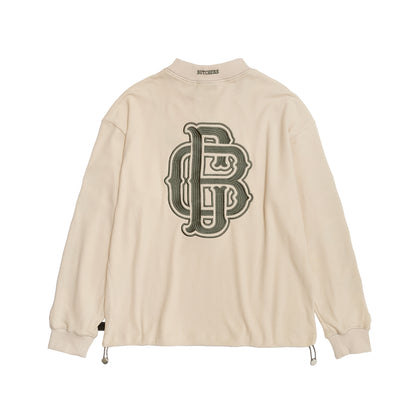 All Embroidery Waffle Mock(women)