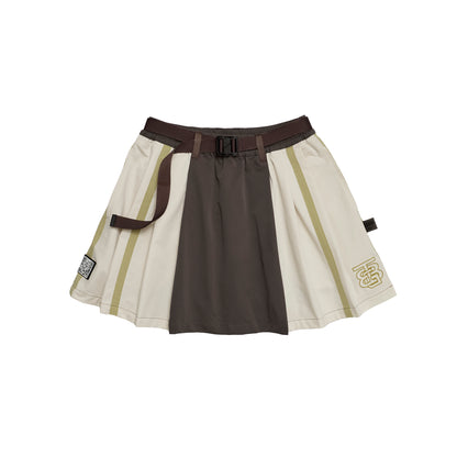 Nylon Multi Stripe Skirt