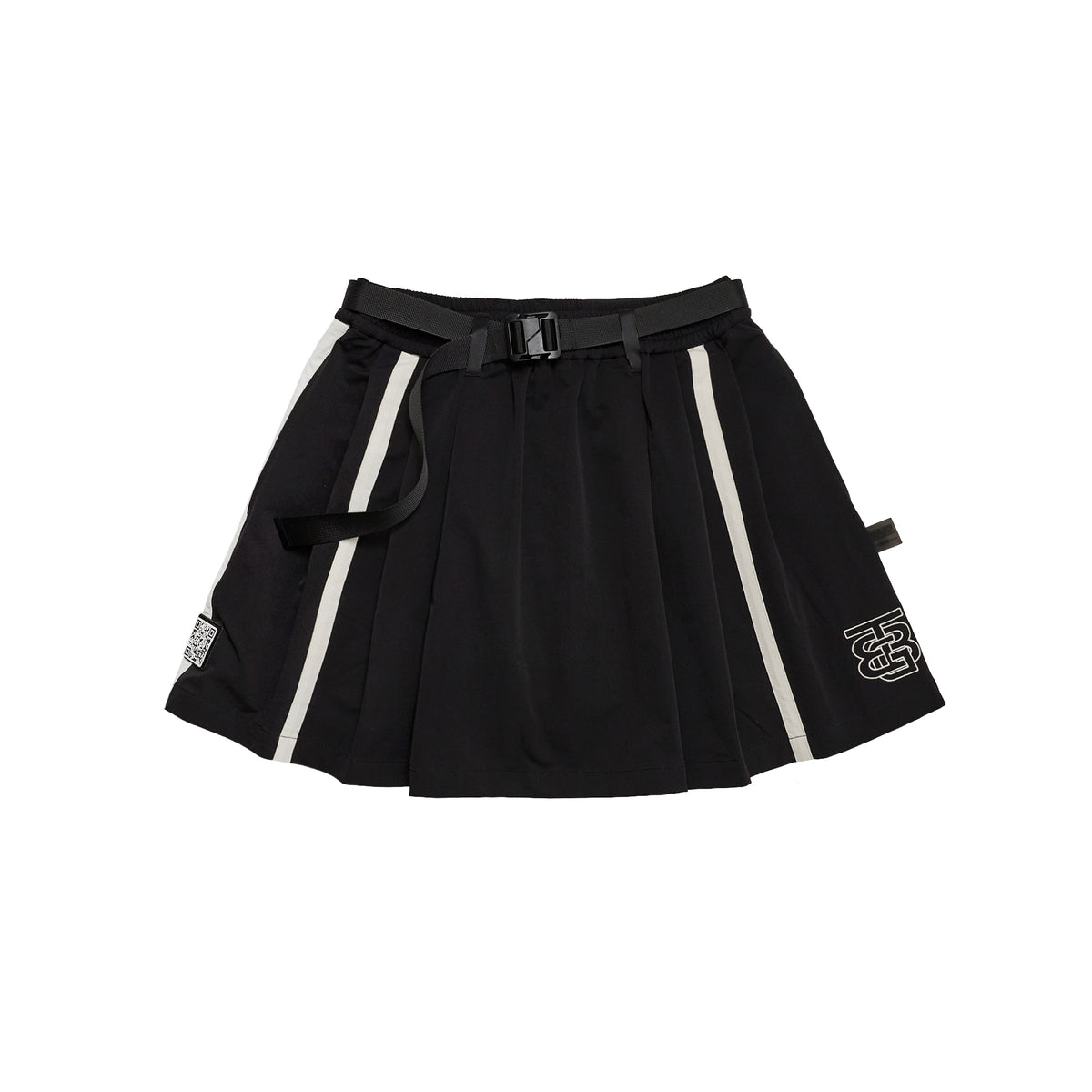 Nylon Multi Stripe Skirt