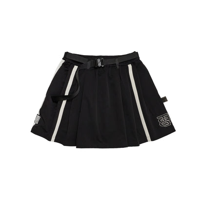 Nylon Multi Stripe Skirt