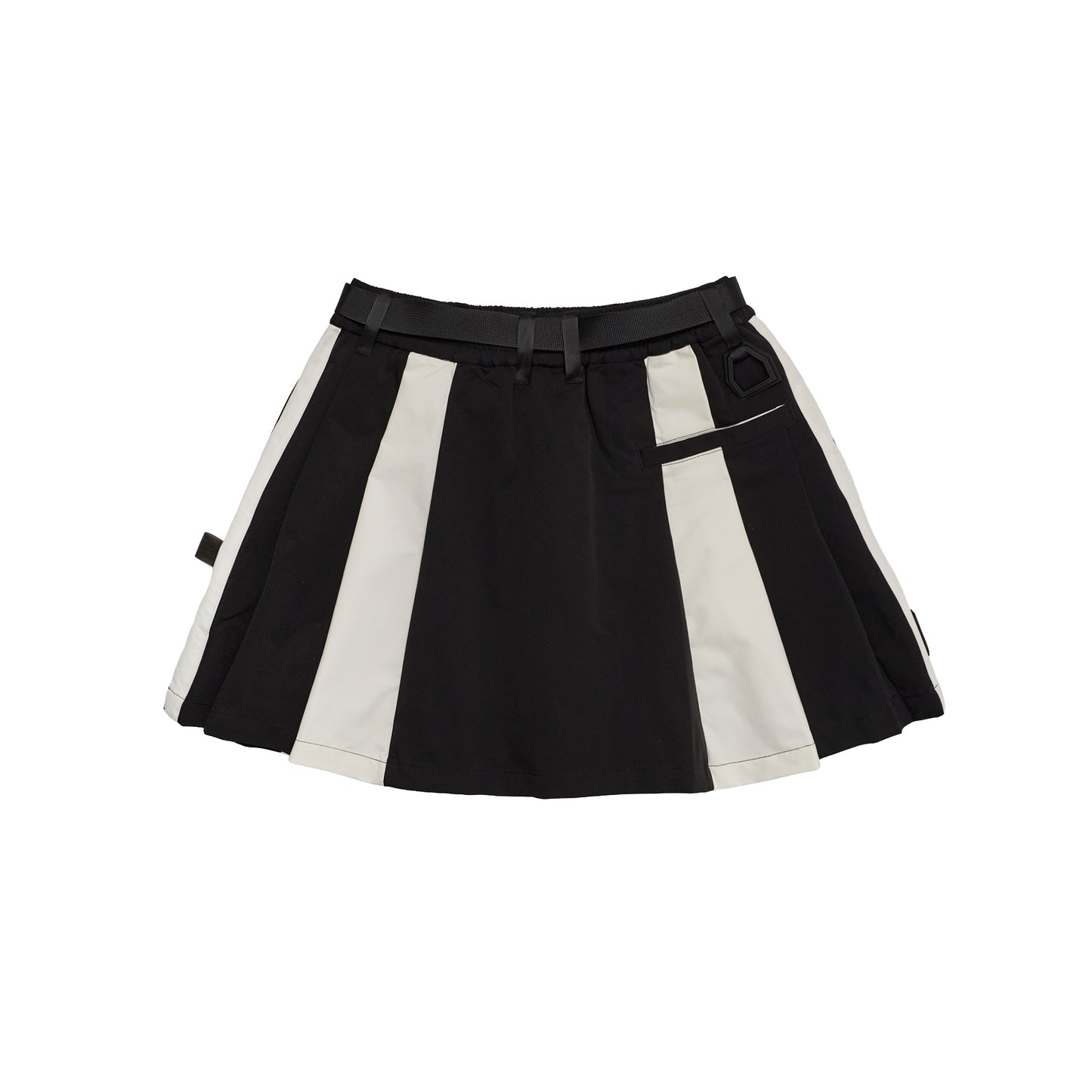 Nylon Multi Stripe Skirt