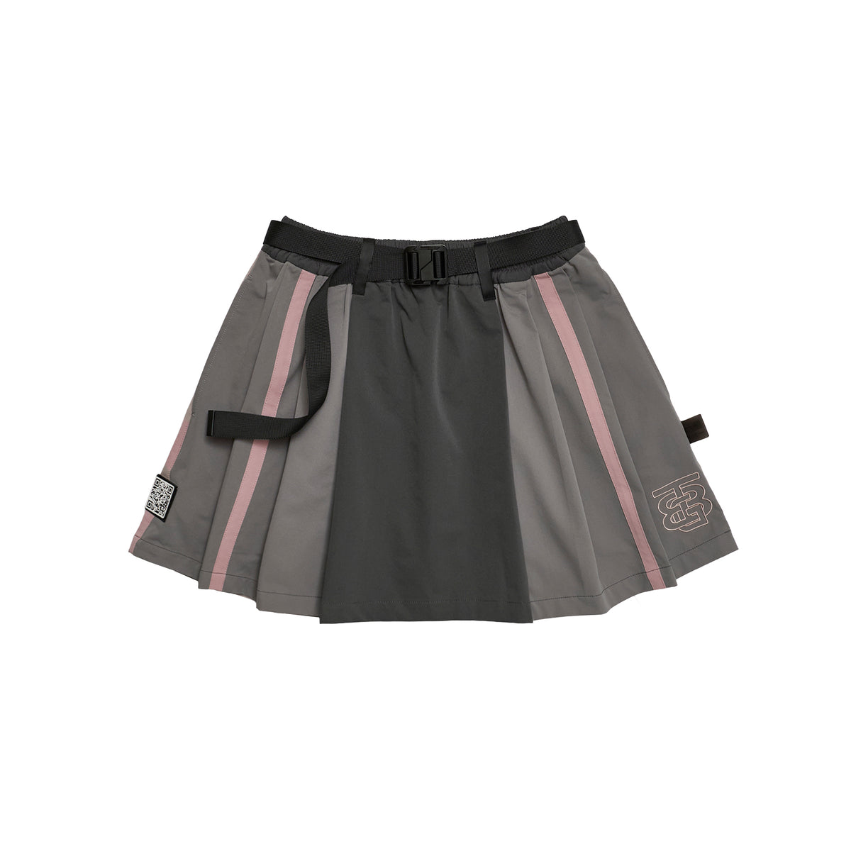 Nylon Multi Stripe Skirt