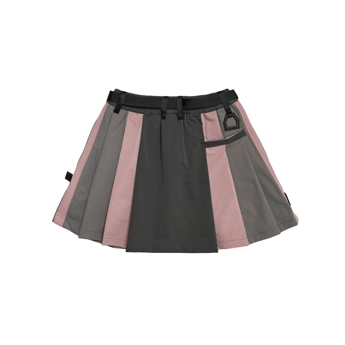 Nylon Multi Stripe Skirt