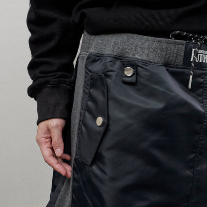 MA-1 Layered  Waist Skirt