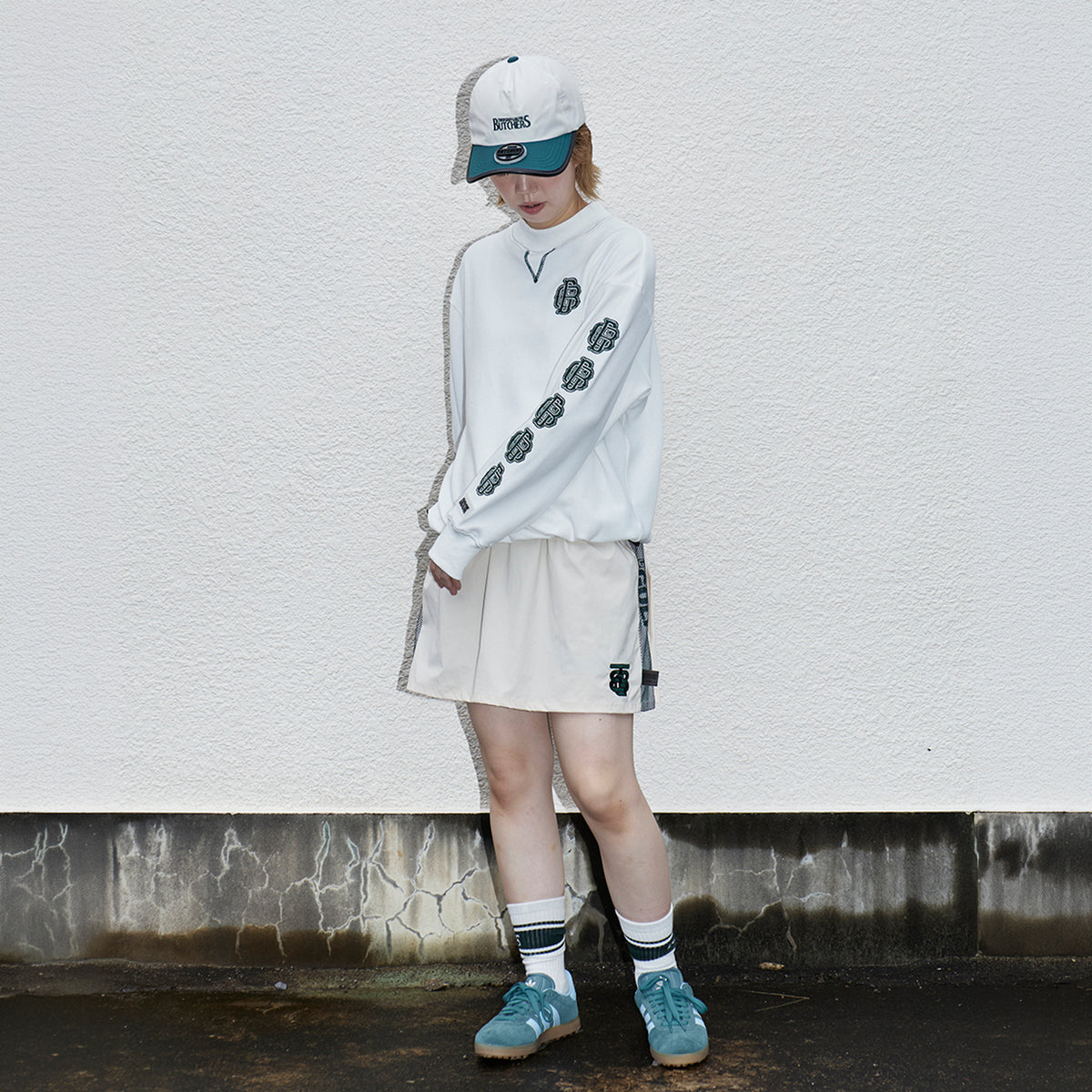 Stretch Back Pleats S/Mesh SK
