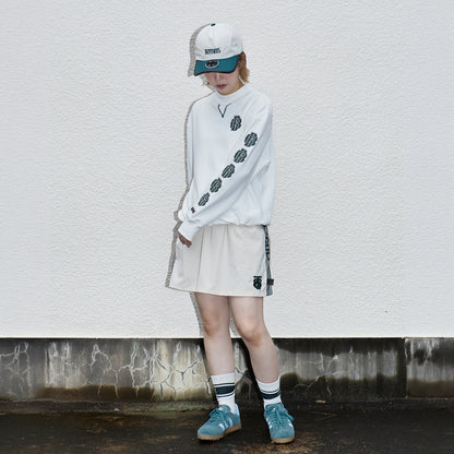 Stretch Back Pleats S/Mesh SK