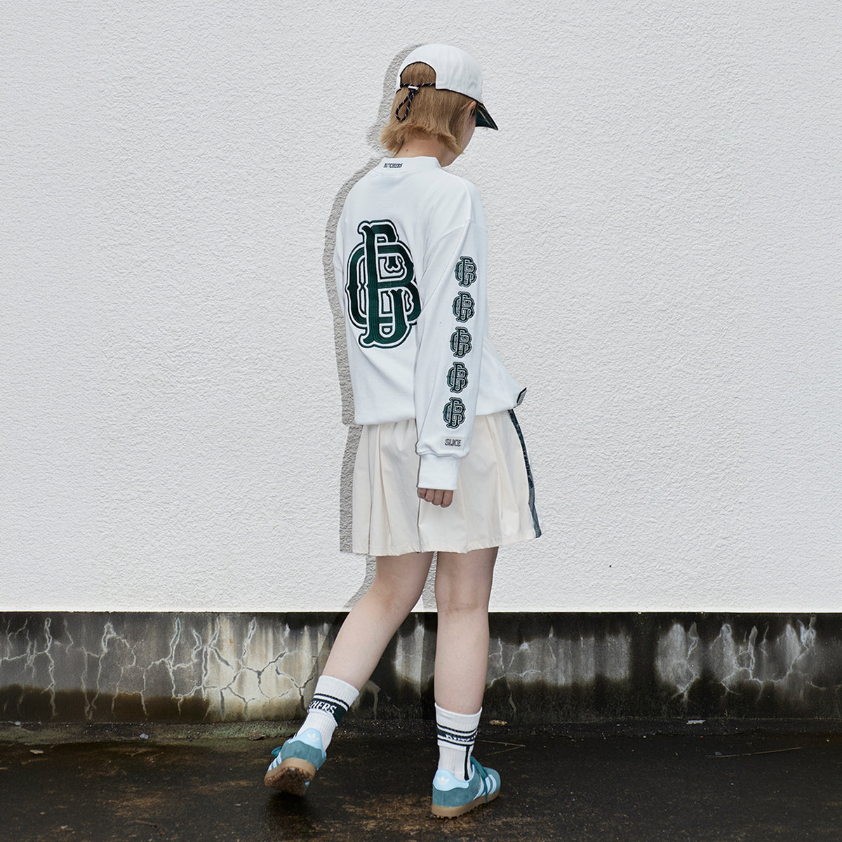 Stretch Back Pleats S/Mesh SK