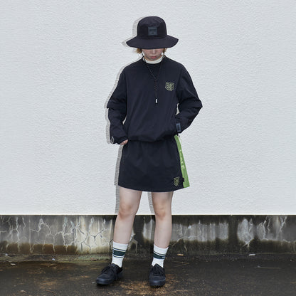 Stretch Back Pleats S/Mesh SK