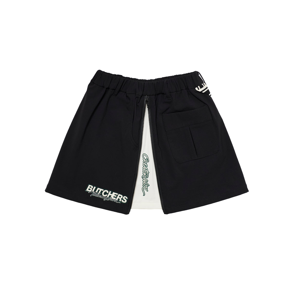4Way Stretch D/face Side Zip SK