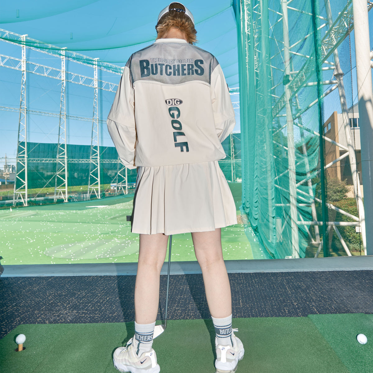 Stretch Nylon 2way Mesh Yoke Piste (woman)