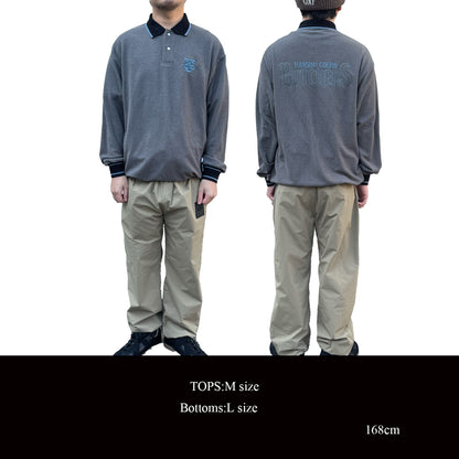 Melange Double Face Line Polo
