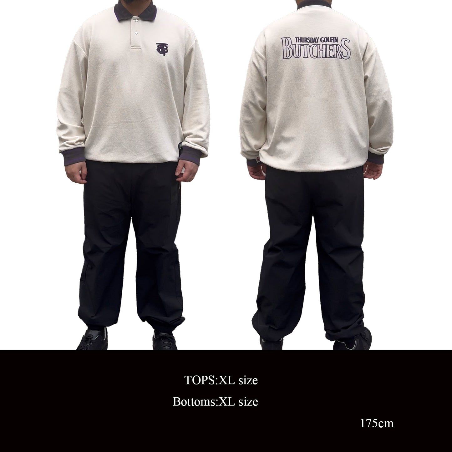 Melange Double Face Line Polo