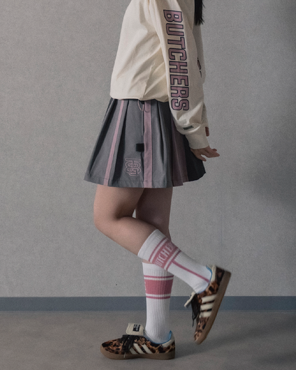 Nylon Multi Stripe Skirt