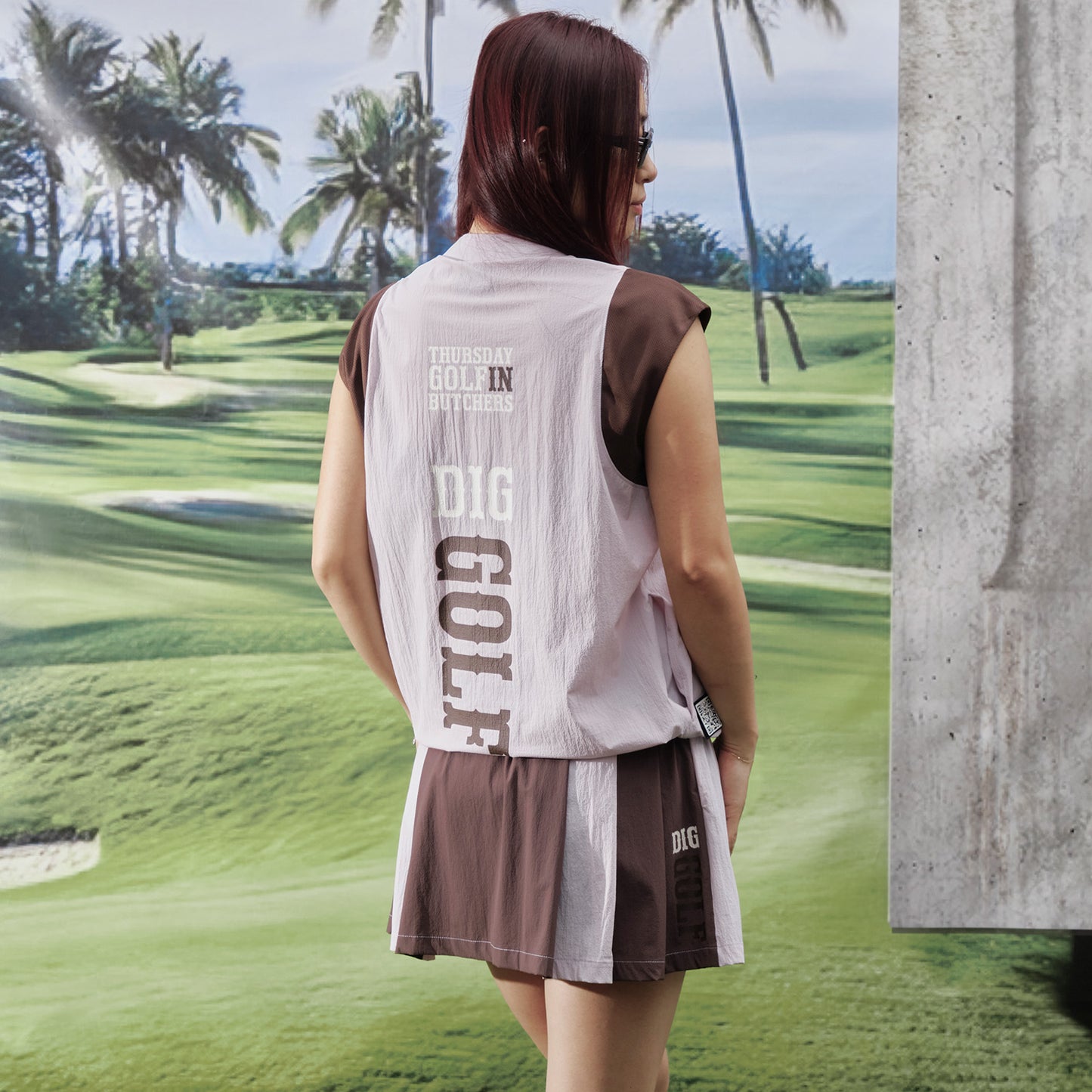 Cool Stretch  Bicolor pleats SK