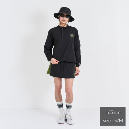 Stretch Back Pleats S/Mesh SK