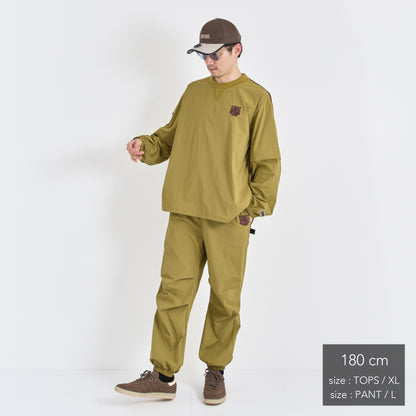 Stretch Nylon shirring Easy Pants