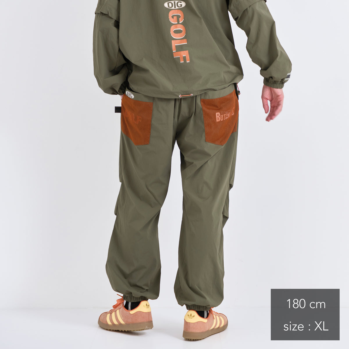 Stretch Nylon shirring Easy Pants