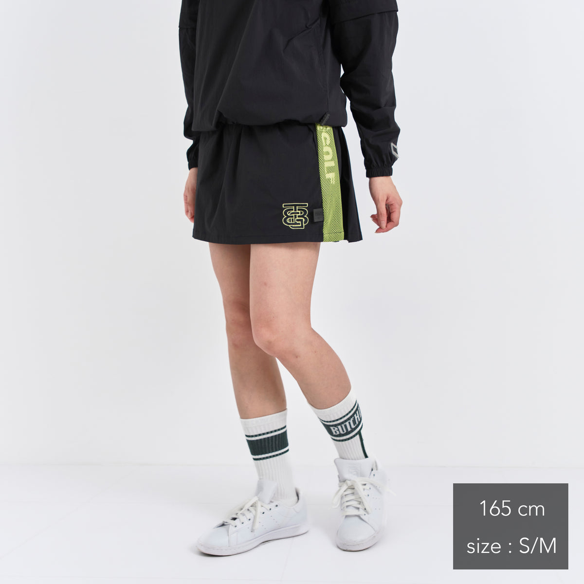 Stretch Back Pleats S/Mesh SK
