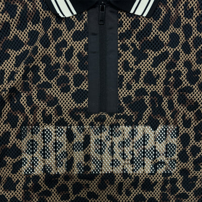 LEO Mesh Layered Half Zip POLO