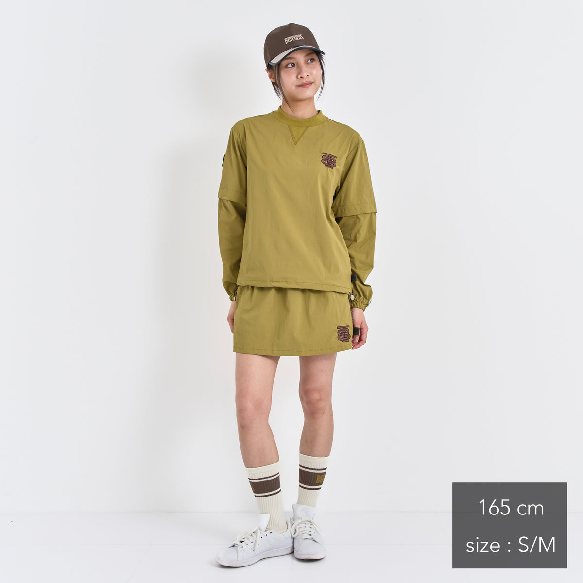 Stretch Back Pleats S/Mesh SK
